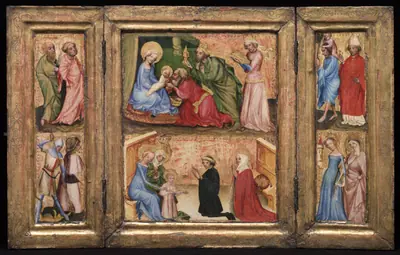 Triptych with the Adoration of the Magi