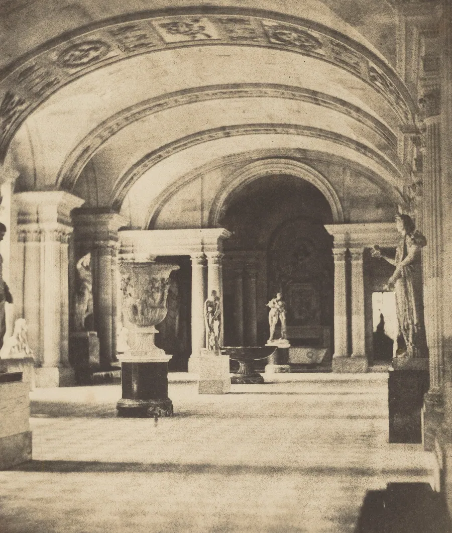 Salon of the Caryatides, Louvre by Fortuné Joseph Petiot-Groffier