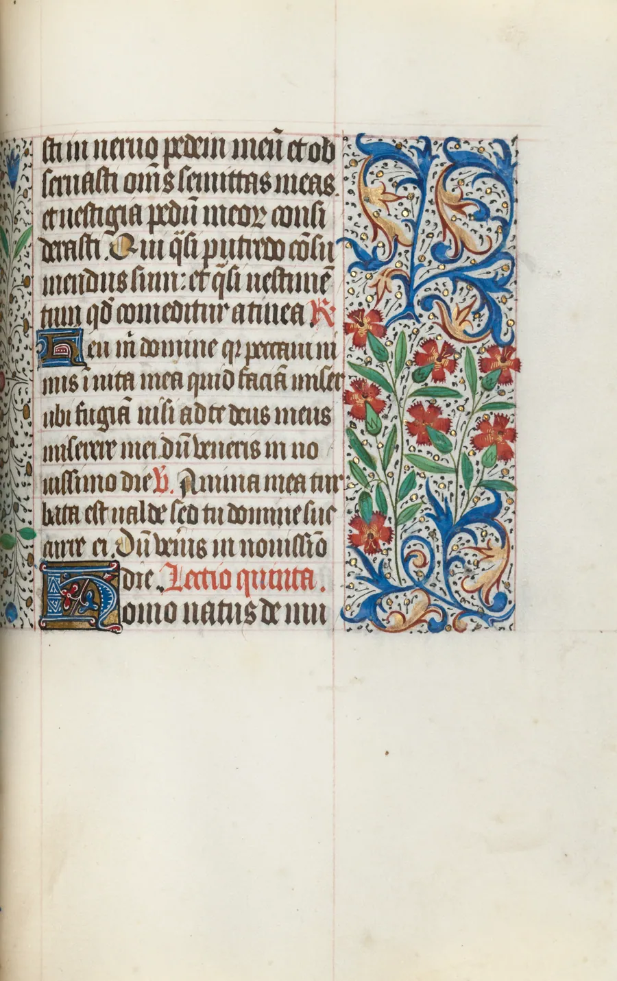 Book of Hours (Use of Rouen): fol. 123r by Master of the Geneva Latini