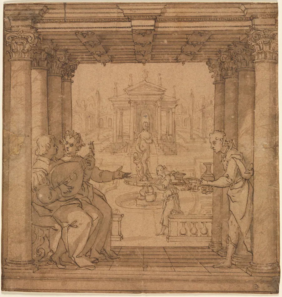 Illustration from Torquato Tasso's Gerusalemme Liberata by Bernardo Castello