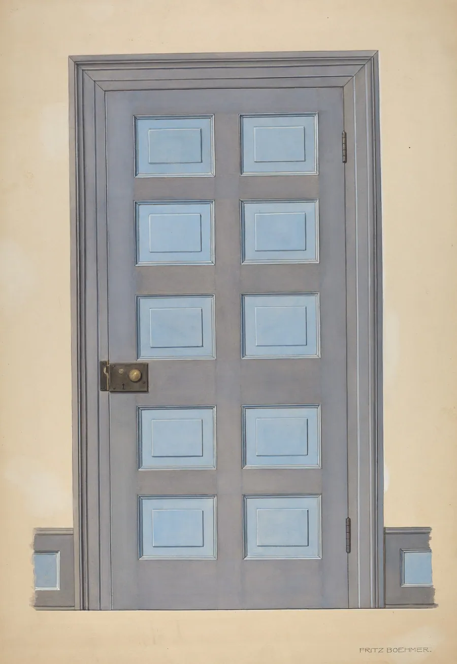 Zoar Door by Fritz Boehmer