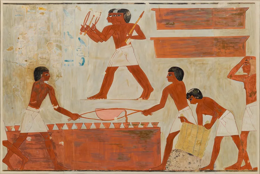 Casting Metal, Tomb of Rekhmire by Nina de Garis Davies