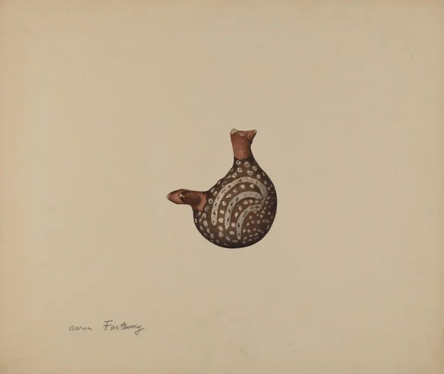 Earthenware Bird by Aaron Fastovsky