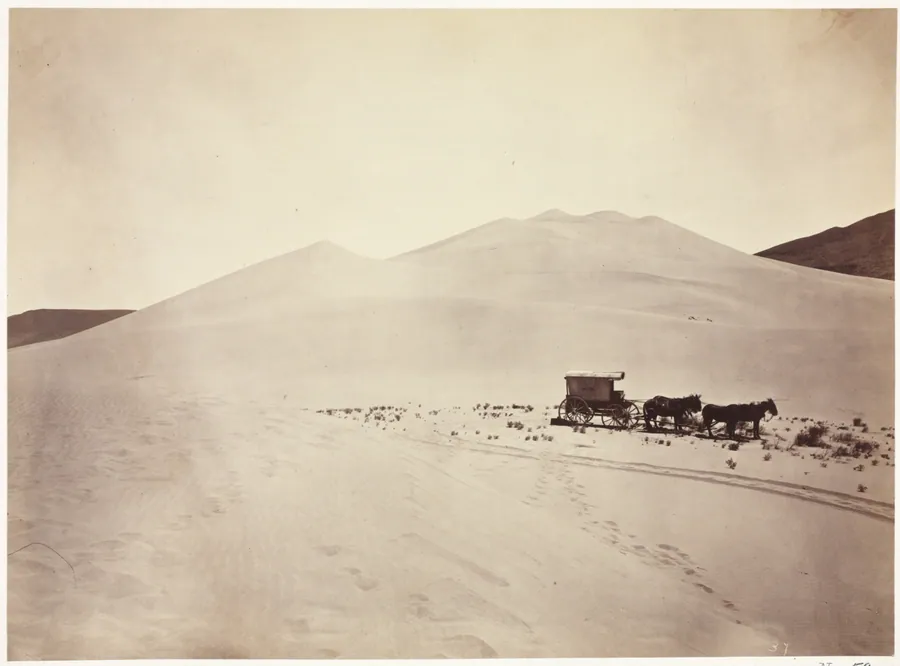 Sand Dunes, Carson Desert, Nevada by Timothy H. O'Sullivan