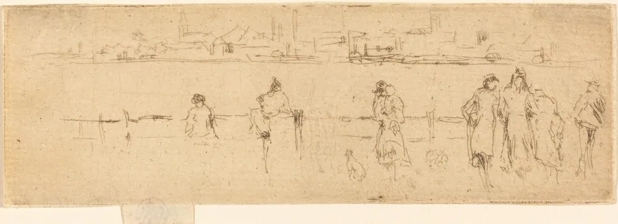 A Sketch of the Embankment by James McNeill Whistler