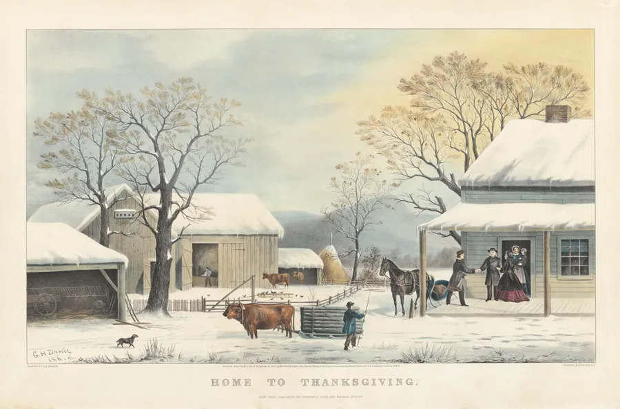 Home to Thanksgiving by John Schutler