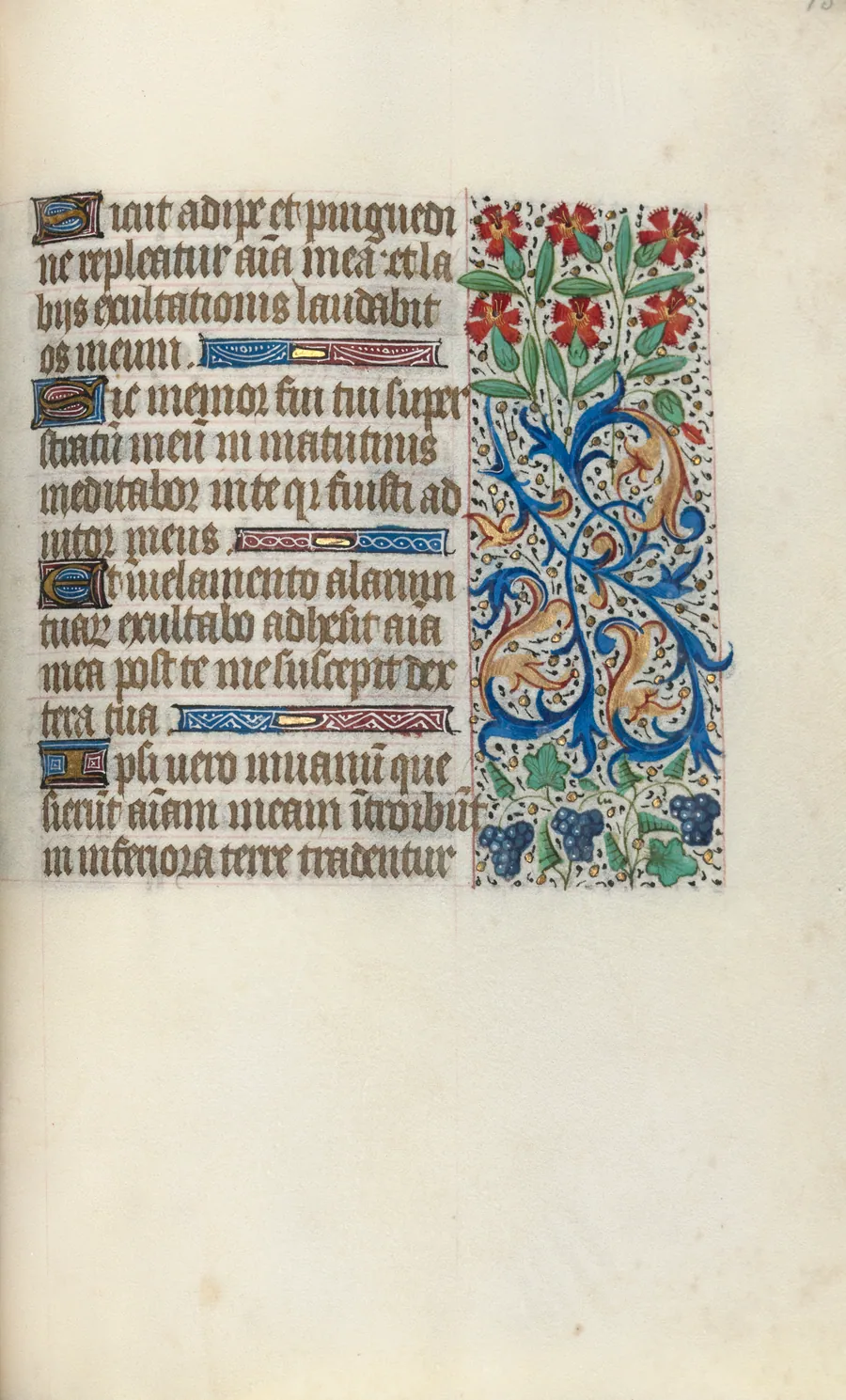 Book of Hours (Use of Rouen): fol. 138r by Master of the Geneva Latini