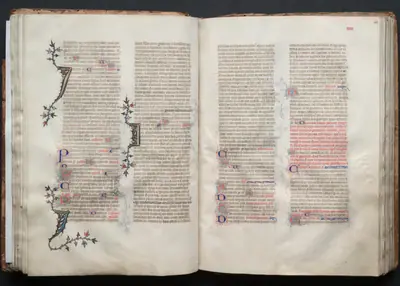 The Gotha Missal:  Fol. 43r, Text