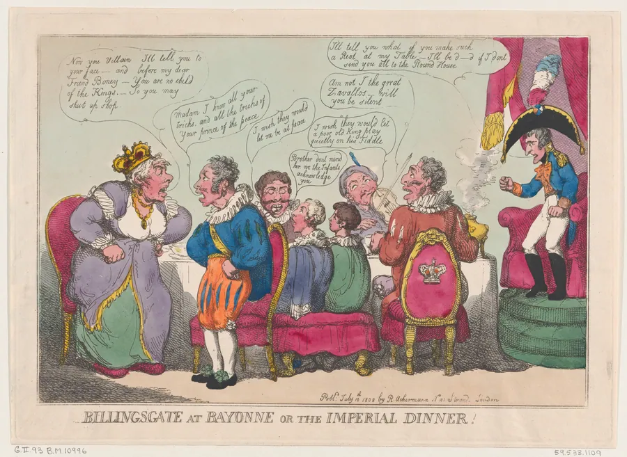 Billingsgate at Bayonne, or The Imperial Dinner! by Charles IV, King of Spain