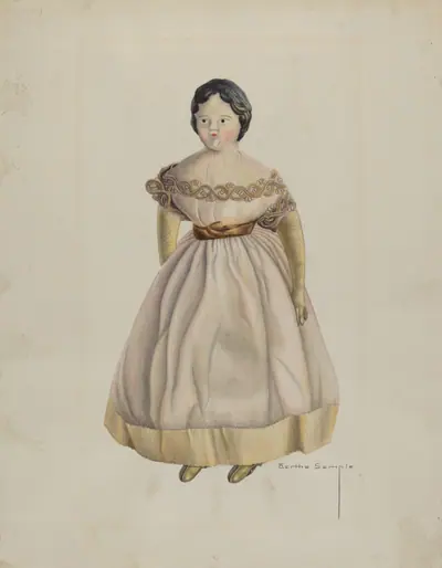 Mechanical Walking Doll