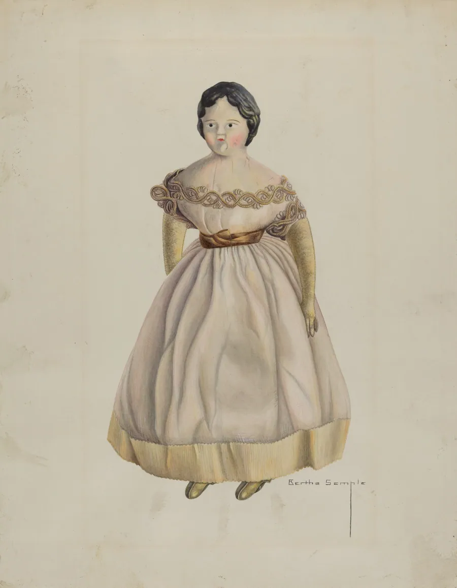Mechanical Walking Doll by Bertha Semple
