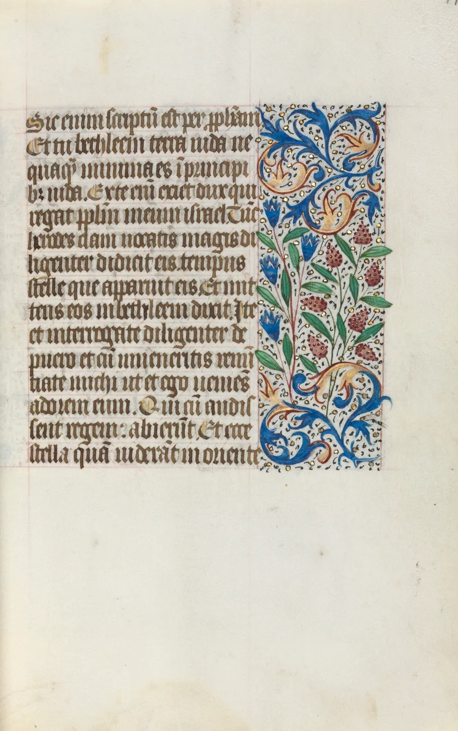 Book of Hours (Use of Rouen): fol. 17r by Master of the Geneva Latini
