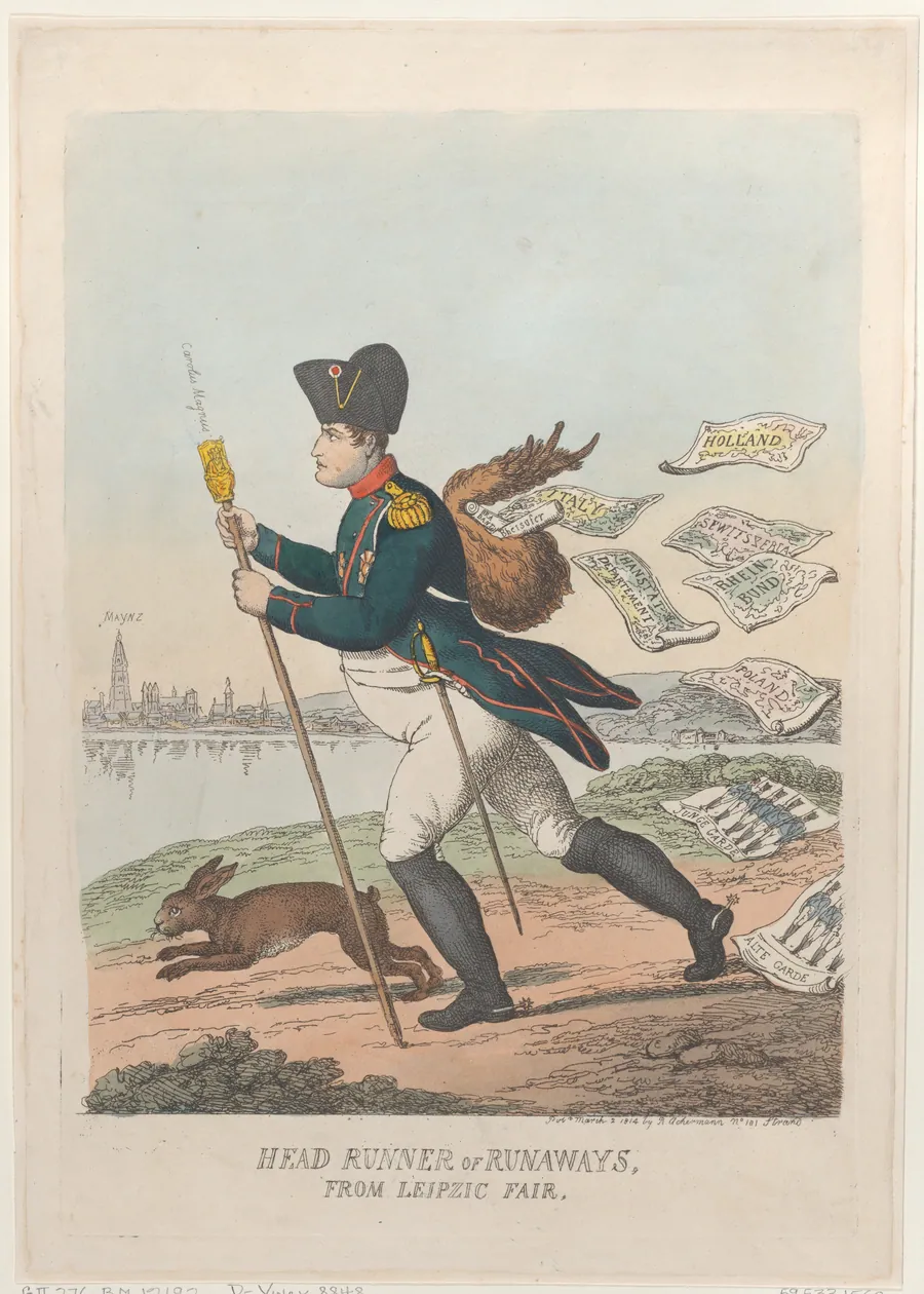 Head Runner or Runaways from the Leipzic Fair by Thomas Rowlandson