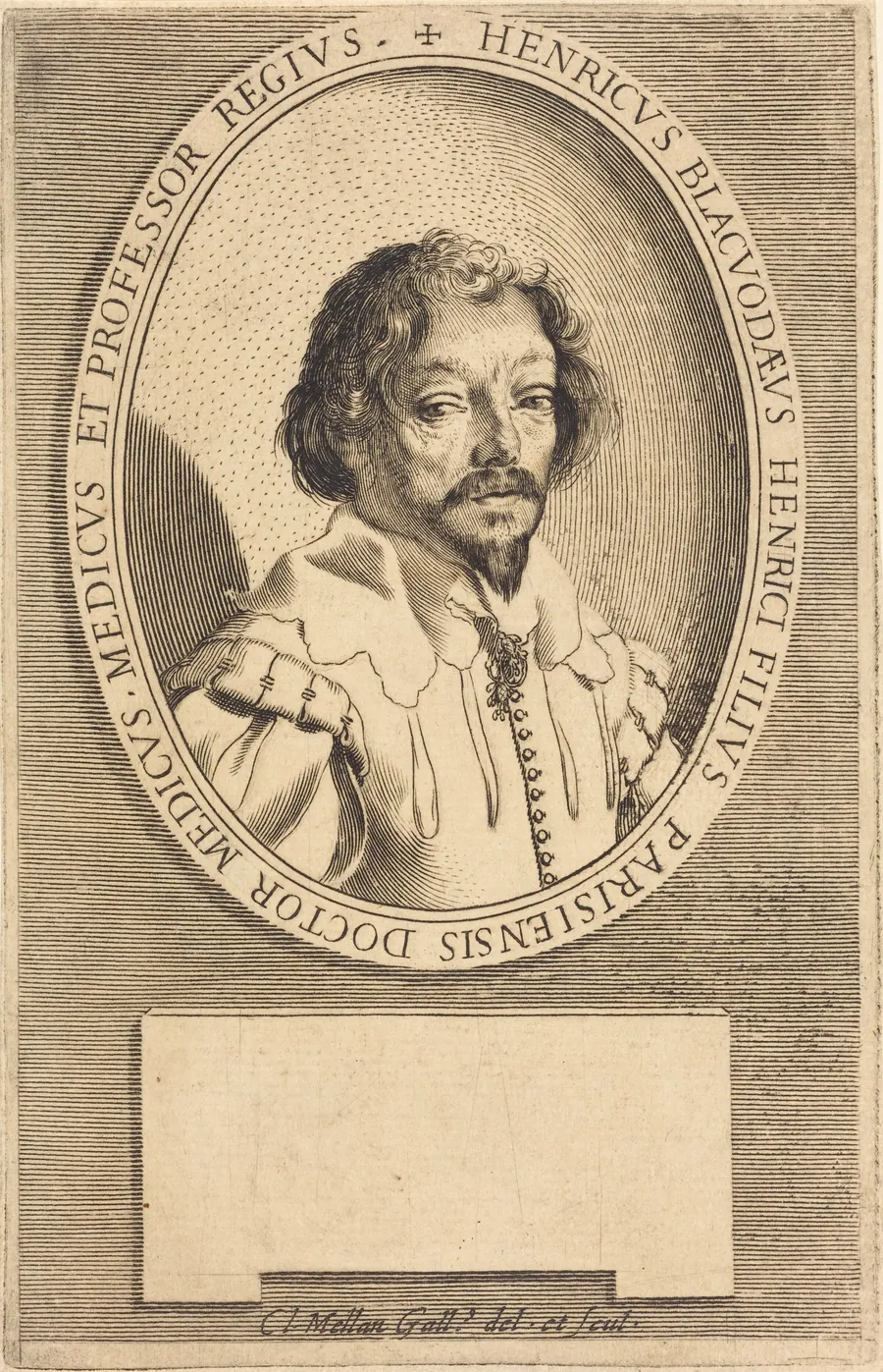 Dr. Henry Blackwood, Jr. by Claude Mellan