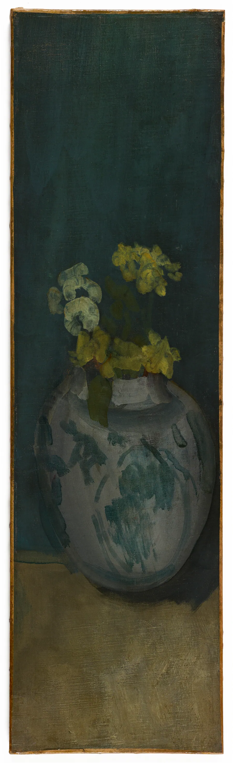 The Blue Girl (fragment): Yellow and Blue by James McNeill Whistler (1834-1903)