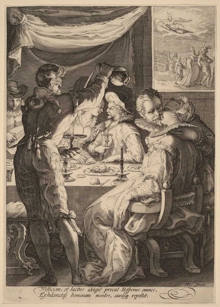 Evening by Jan Pietersz Saenredam