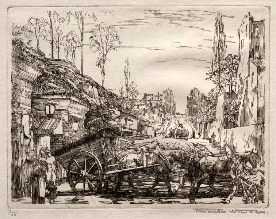 Paris Gate by Frank Wilcox