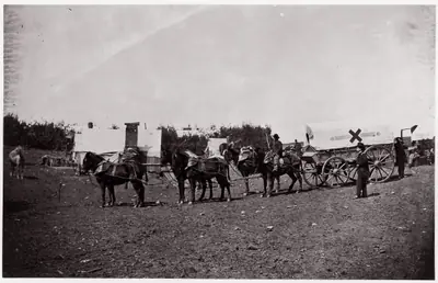 The Crack Team of the 1st Division, 6th Corps near Hazel River, Virginia