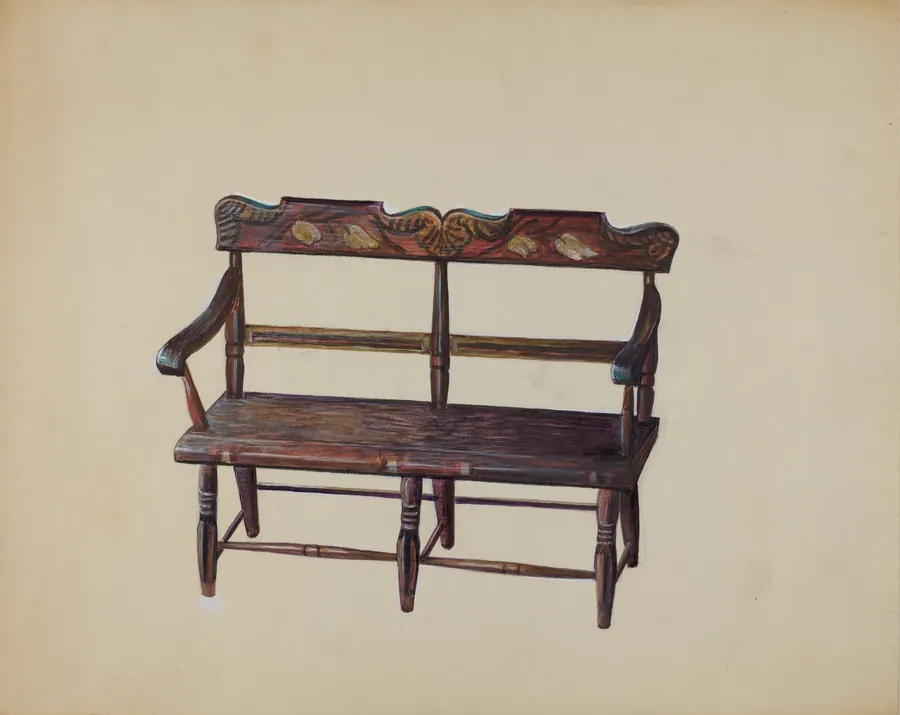 Child's Settee by Mina Lowry