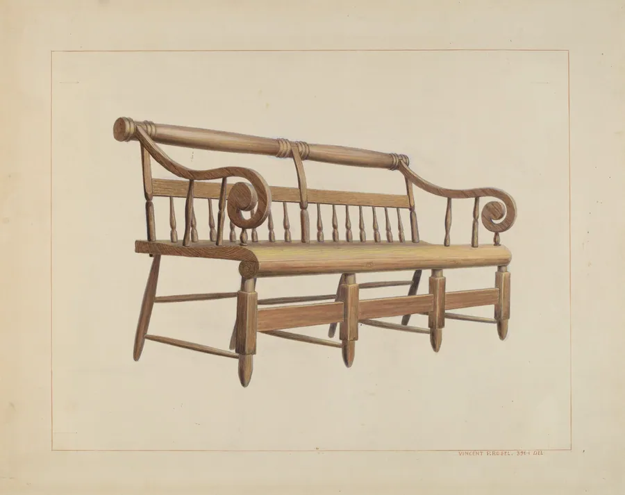 Settee by Vincent P. Rosel