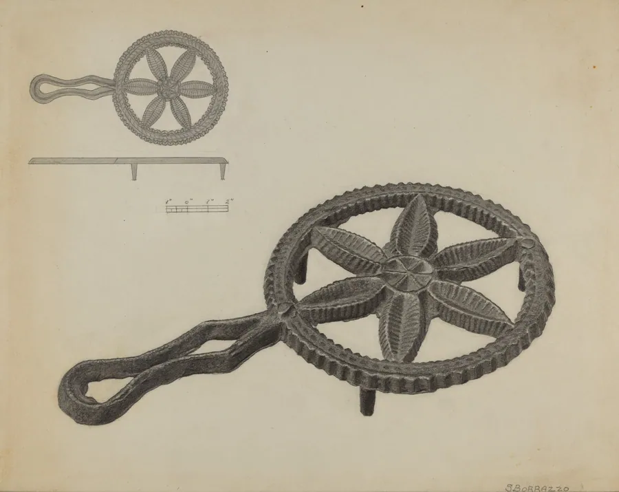 Flat Iron Holder by Salvatore Borrazzo