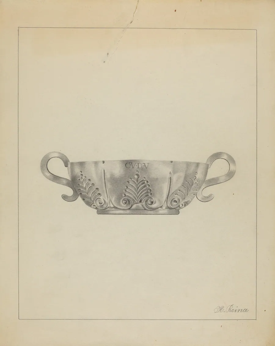 Silver Wine Taster by Horace Reina