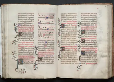 The Gotha Missal:  Fol. 68r, Text