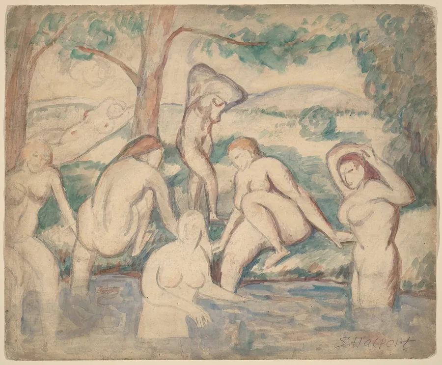 Bathers by Samuel Halpert