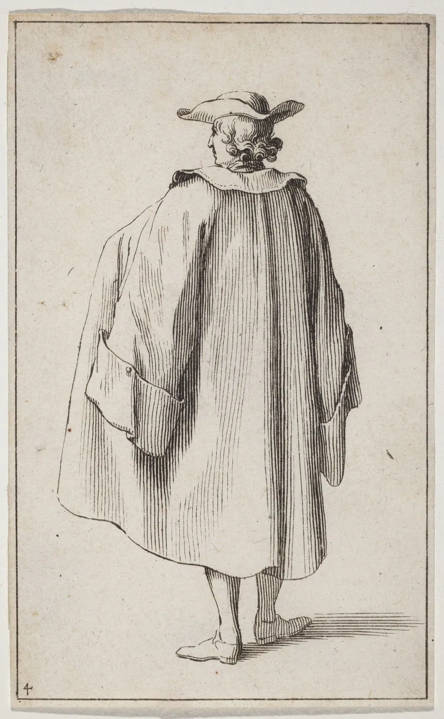 Standing Man Viewed from Behind by Sébastien Le Clerc I