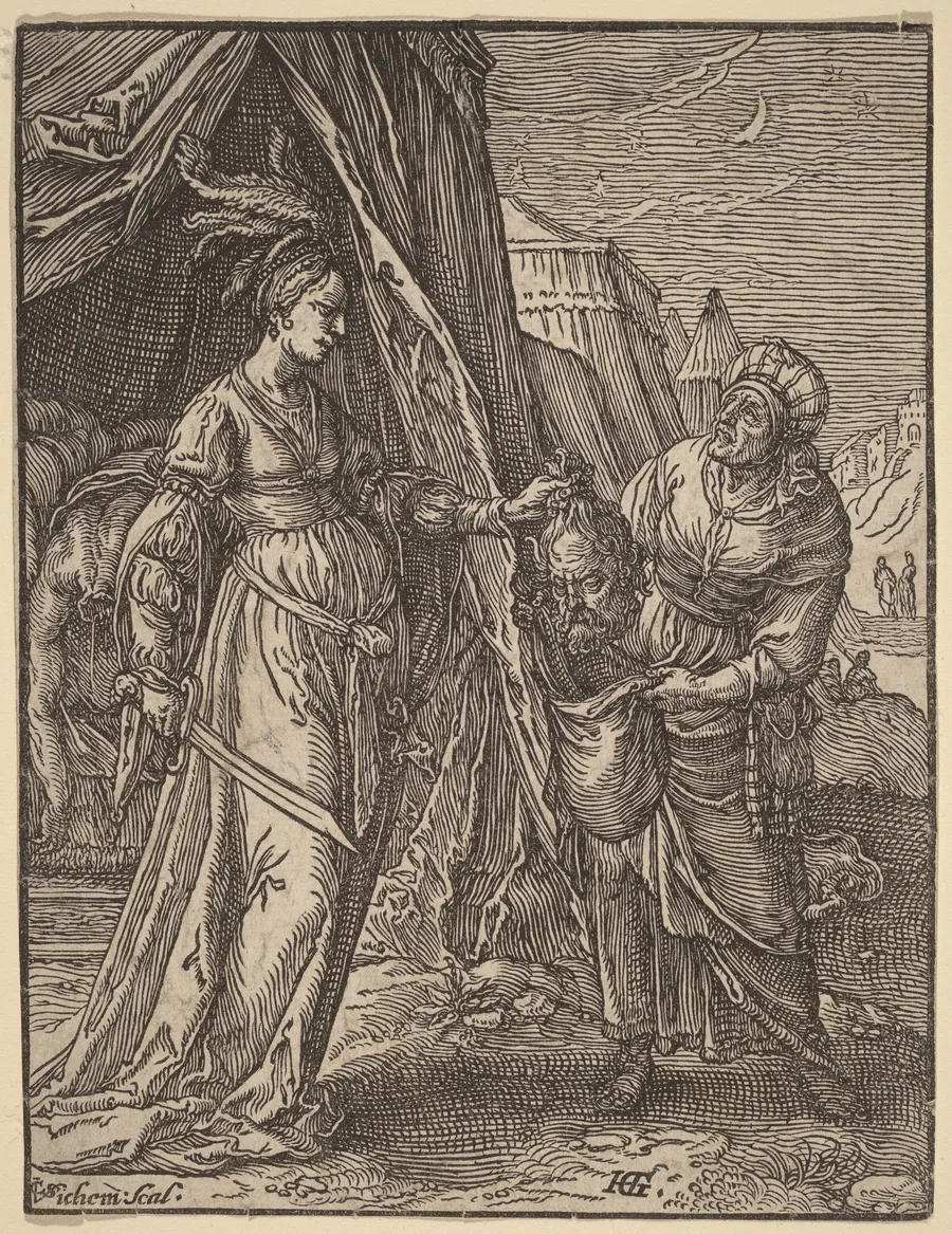 Judith with the Head of Holofernes by Christoffel van Sichem I