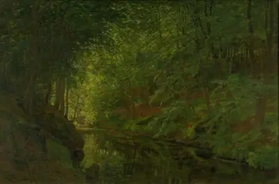 Åen i Sæbygaard skov i Vendsyssel