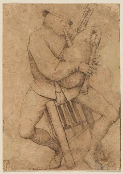 The Bagpipe Player