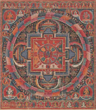 Twenty-three Deity Nairatma Mandala