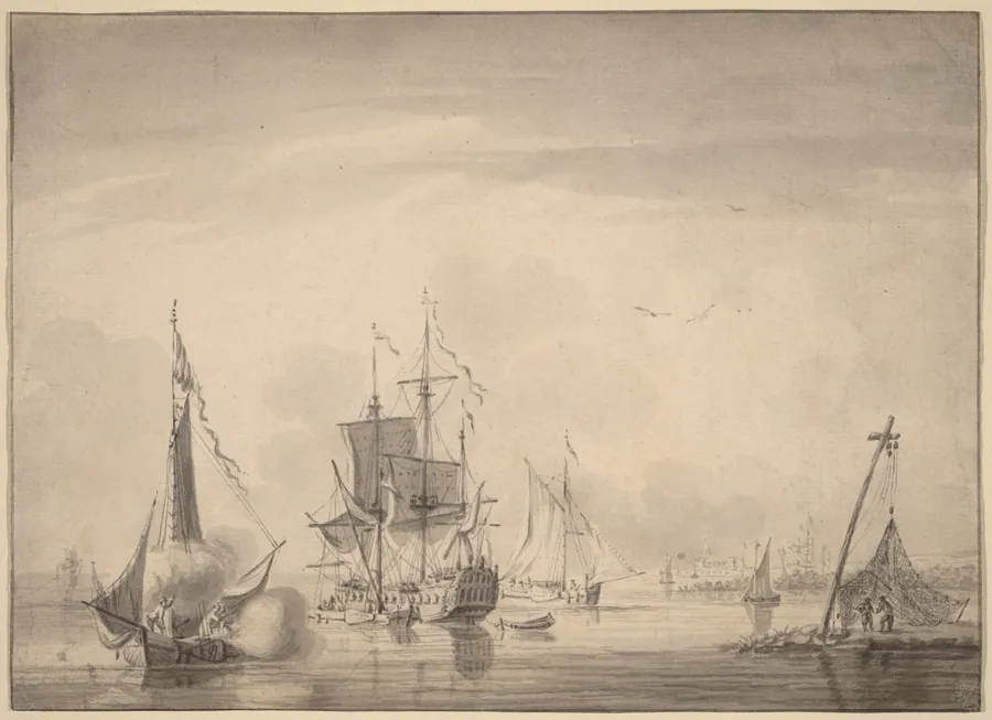 Harbor Scene by John Greenwood
