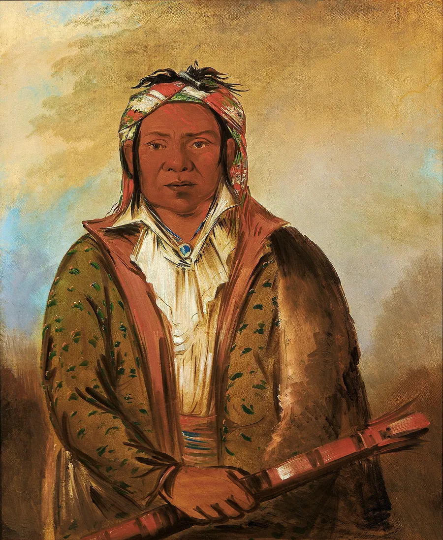 Shee-náh-wee by George Catlin, born Wilkes-Barre, PA 1796-died Jersey City, NJ 1872
