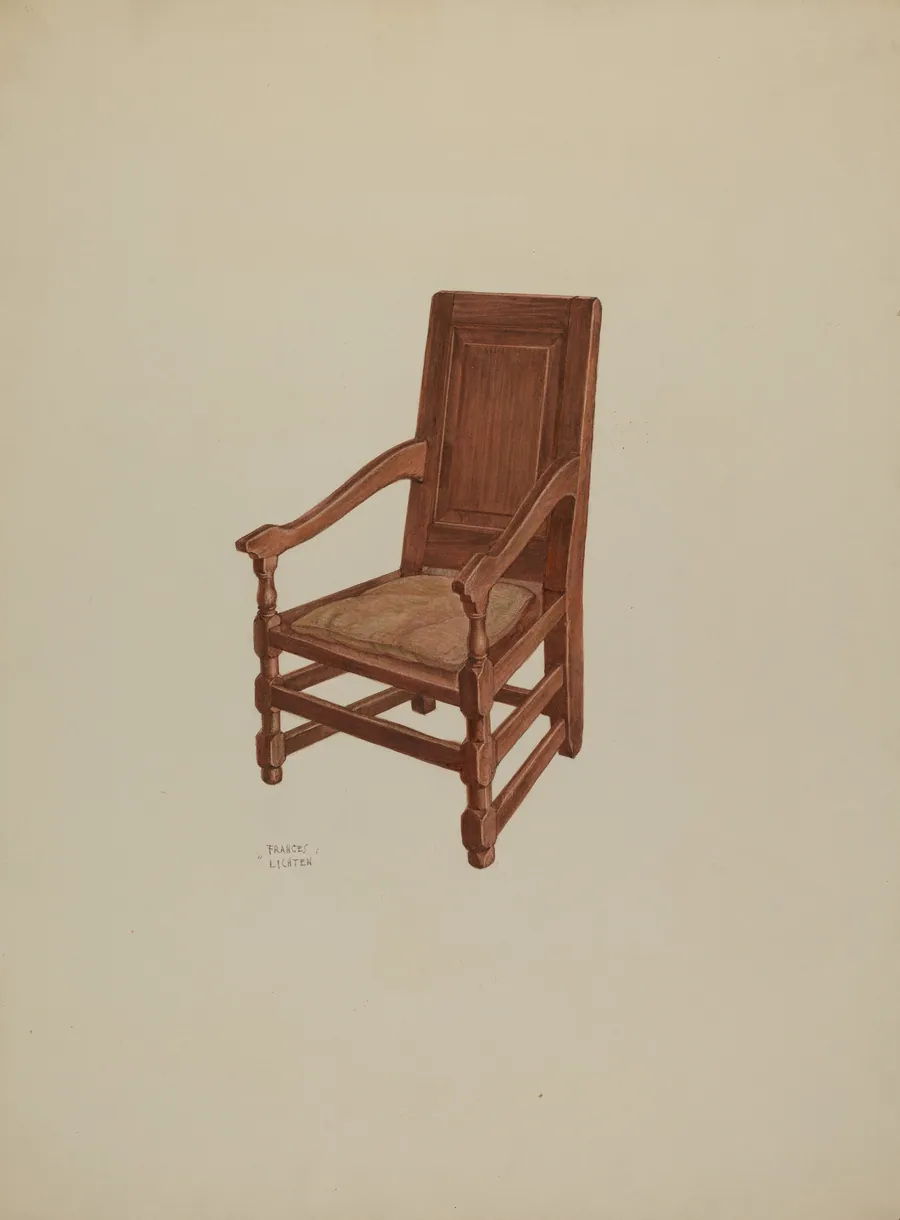 Pa. German Chair by Frances Lichten