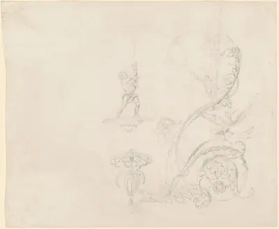 Studies of Fountain Decorations