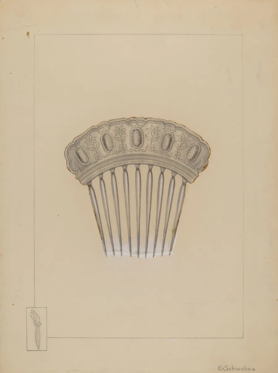 Comb by Erwin Schwabe