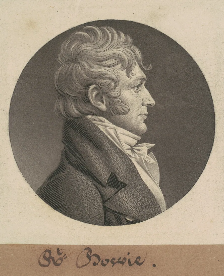 Robert Bowie by Charles B. J. Févret de Saint-Mémin