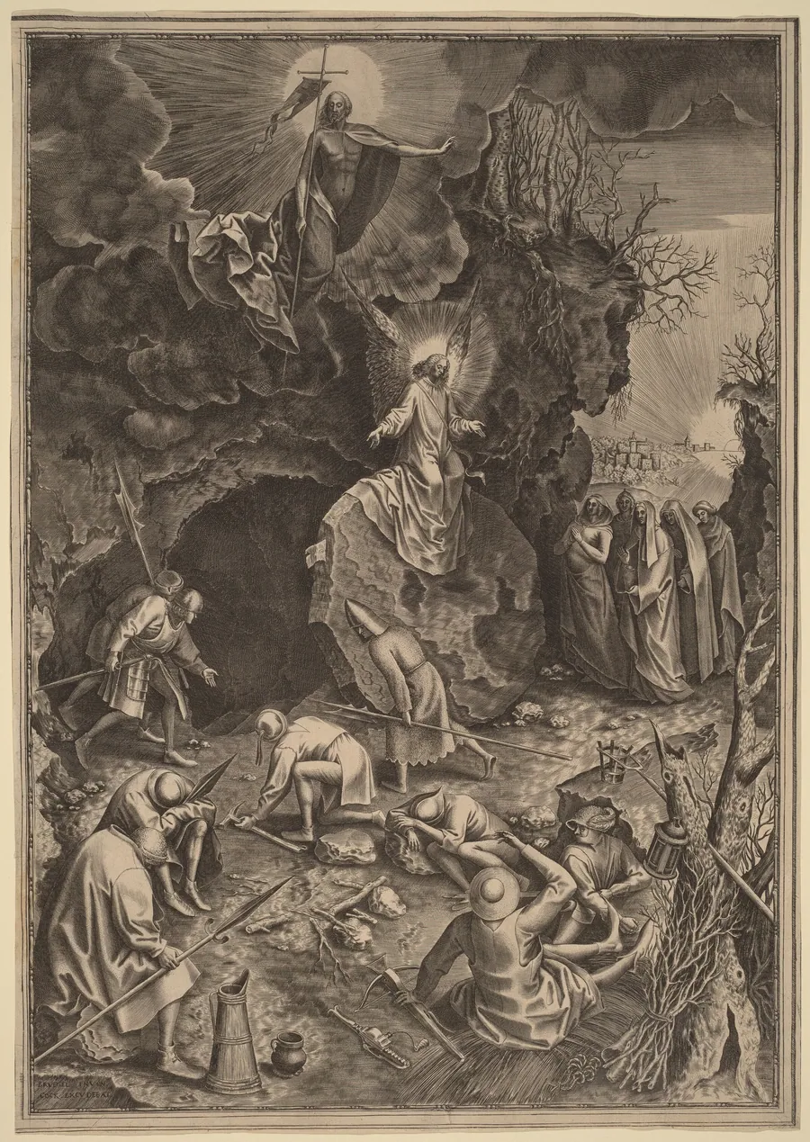 The Resurrection by Philip Galle