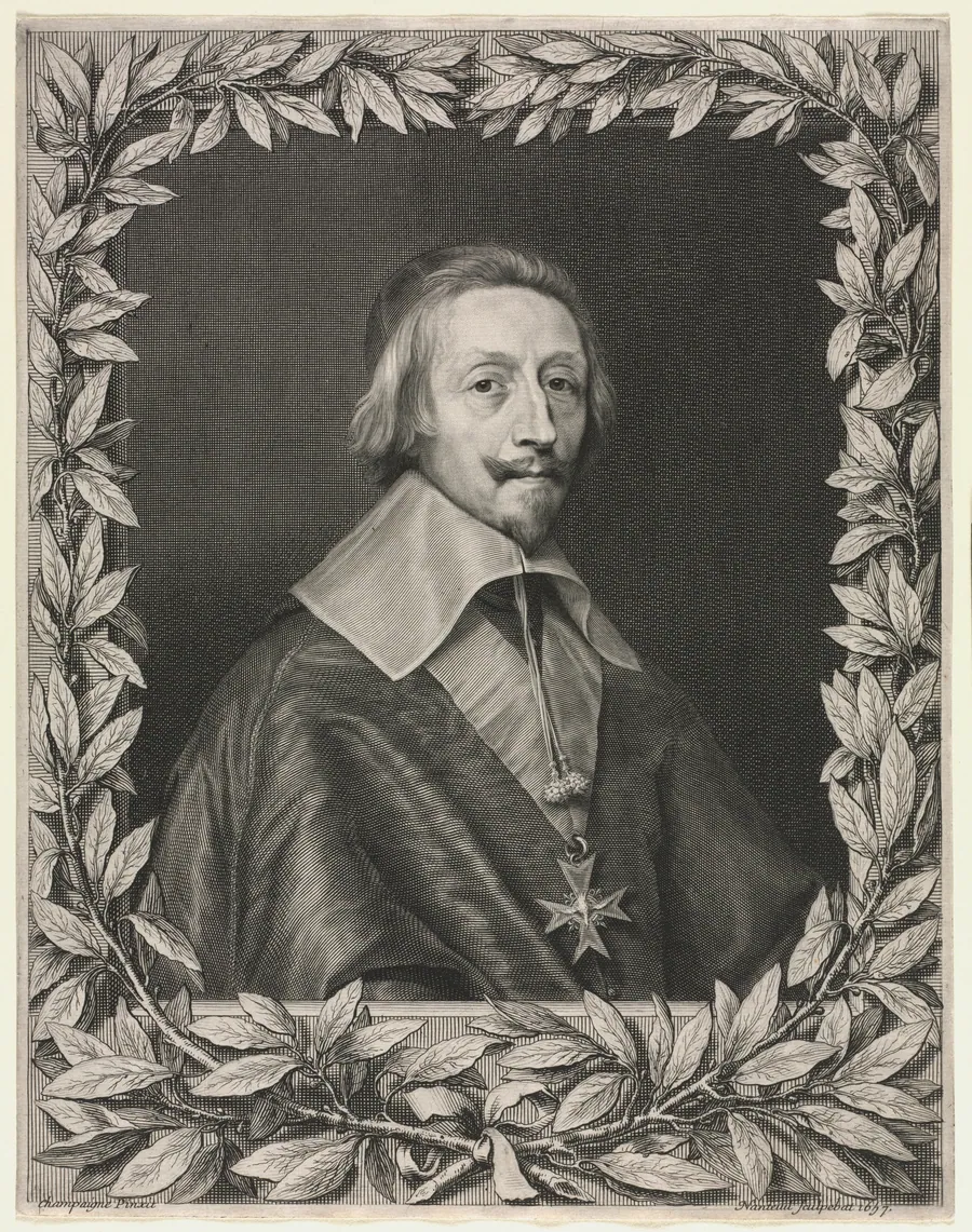 Cardinal Richelieu by Robert Nanteuil