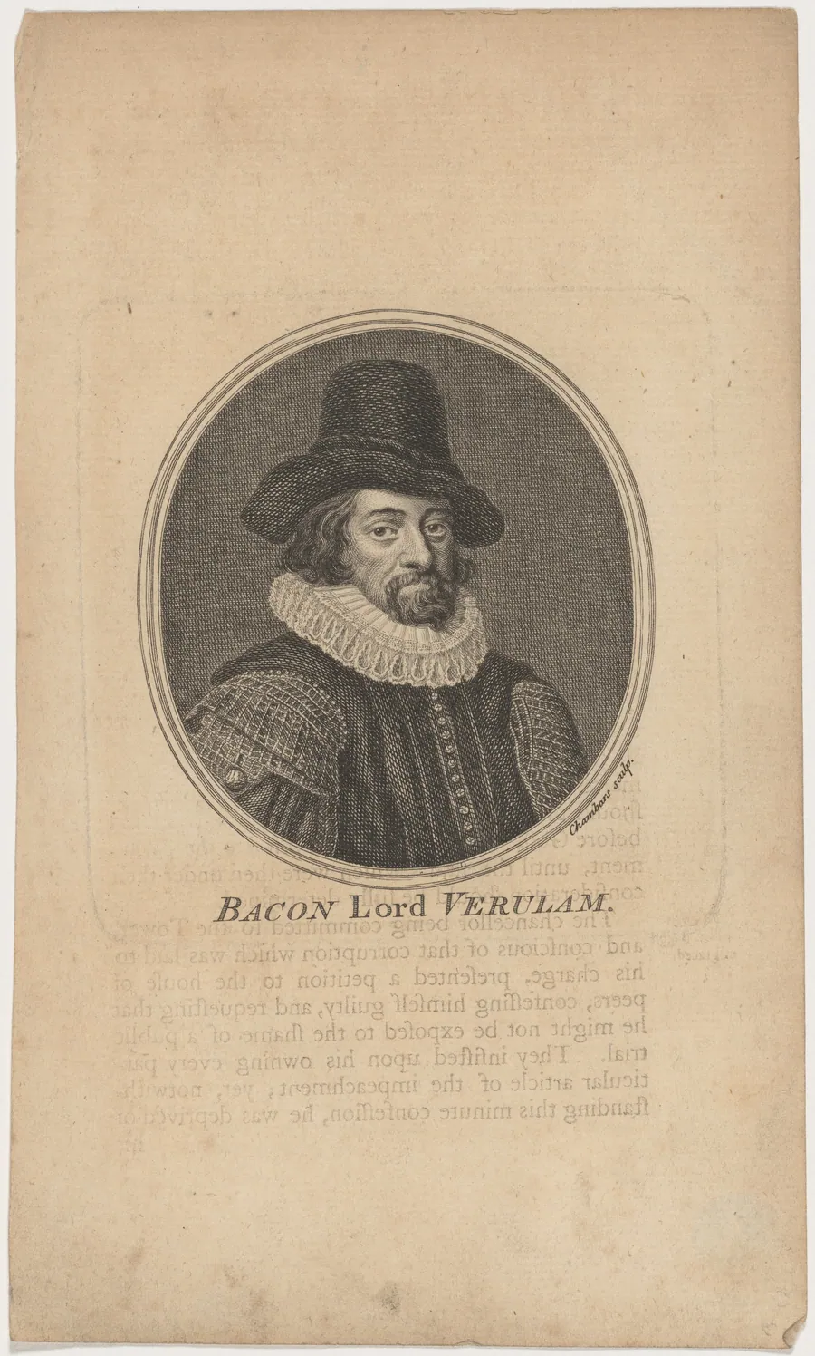Bacon Lord Verulam by Thomas Chambers