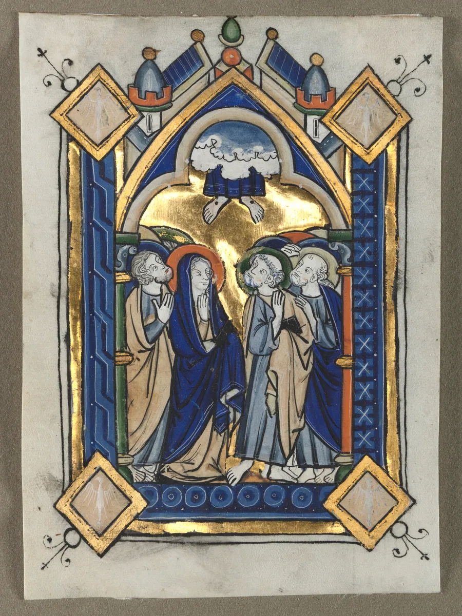 Leaf Excised from a Psalter: The Ascension