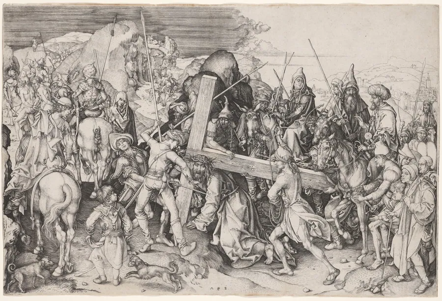 Christ Carrying the Cross by Martin Schongauer