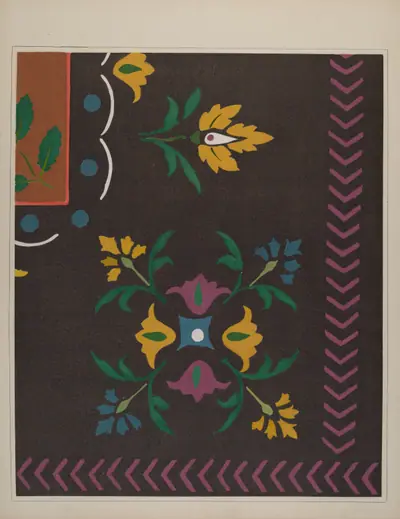 Stencilled Floor