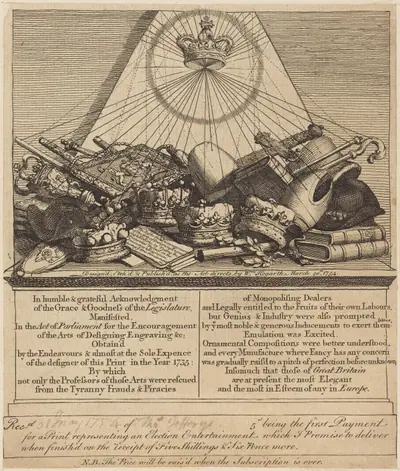 Crowns, Mitres, Maces, Etc.