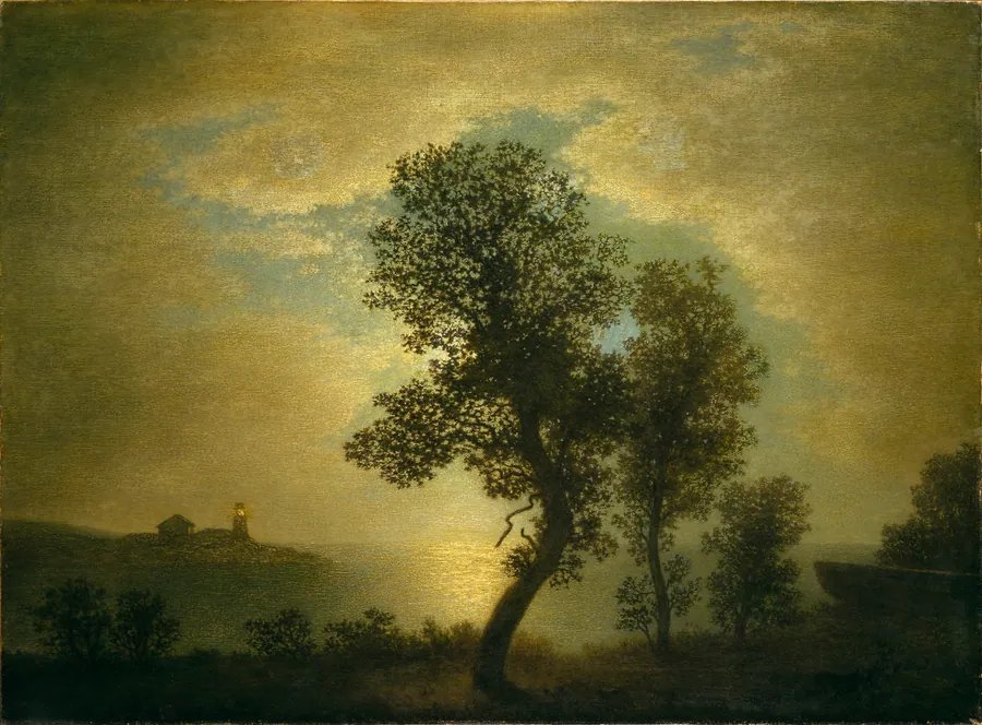 The Three Trees by Ralph A. Blakelock, American, b. New York City, 1847–1919