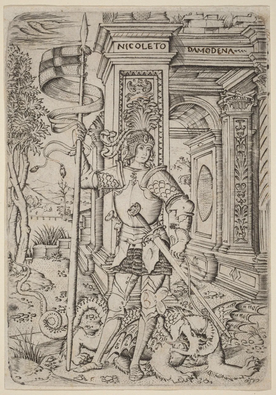Saint George by Nicoletto da Modena