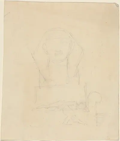 Sphinx with Reclining Figures in Foreground