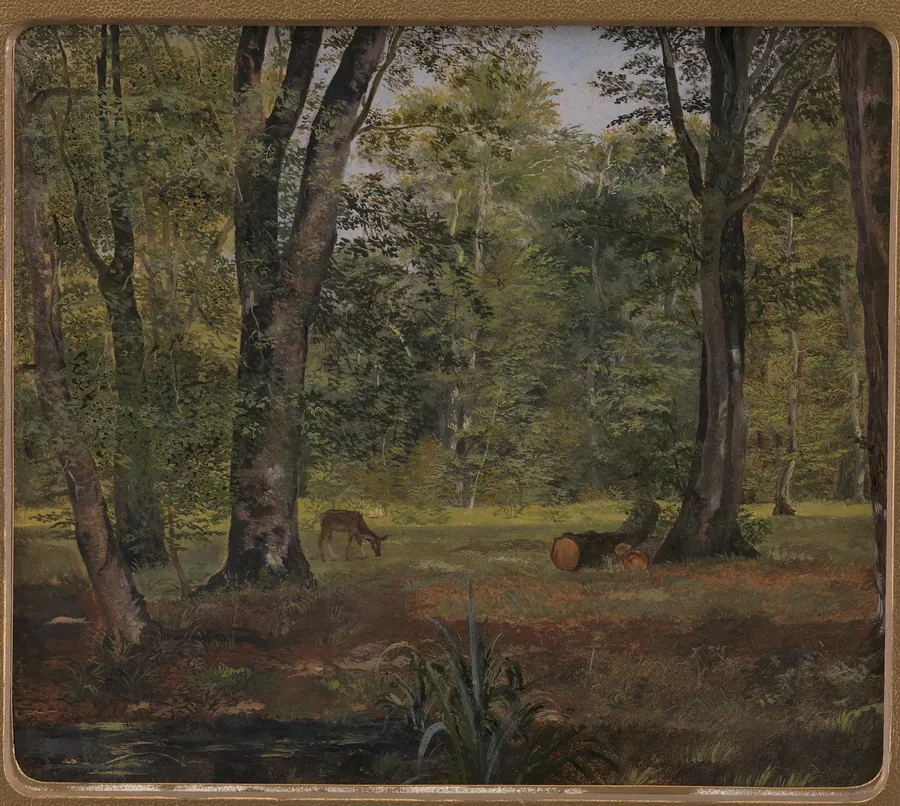 Fra Charlottenlund skov by Lorenz Frølich